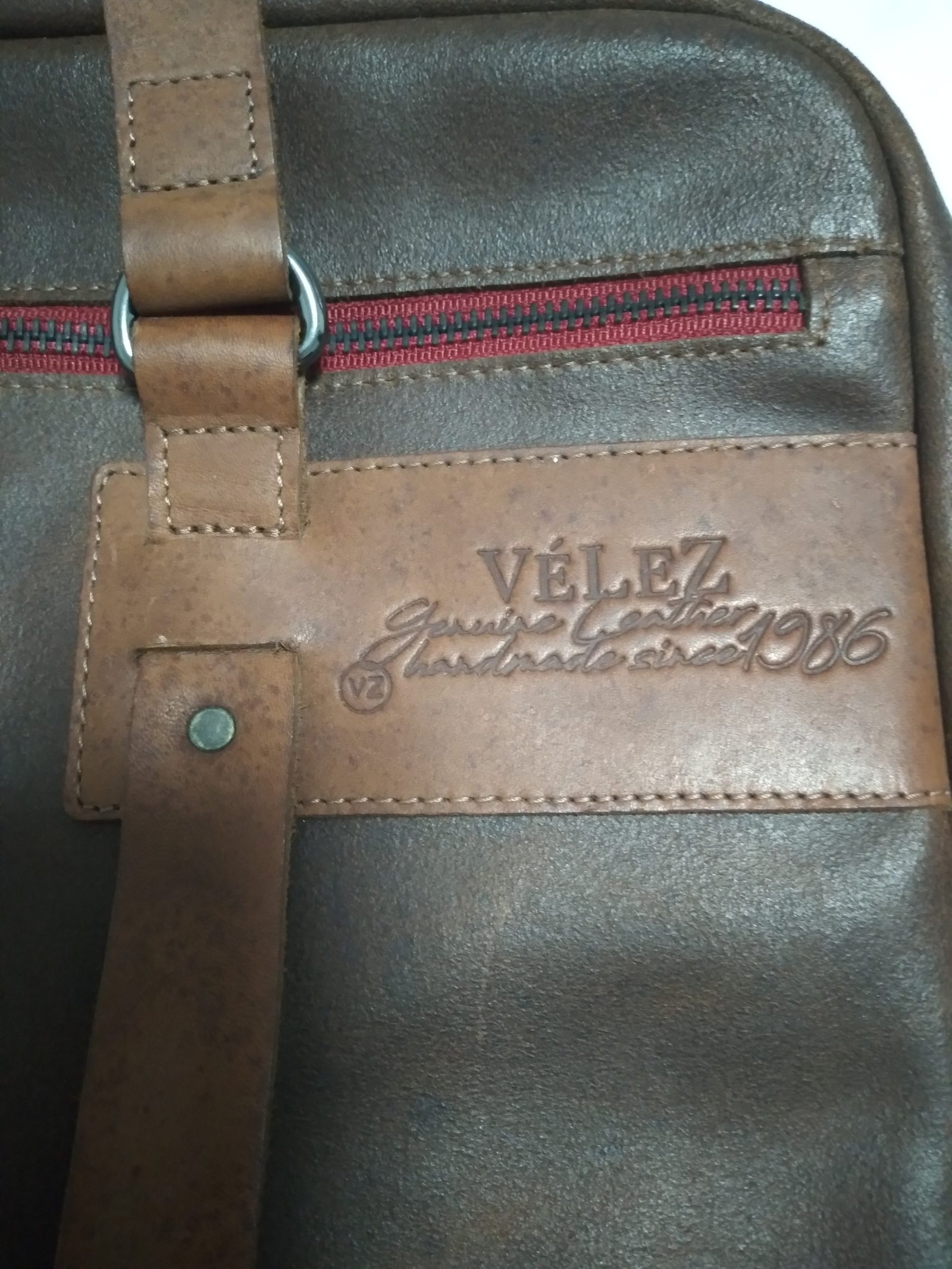 Maletín de cuero Velez como nuevo - Imagen 3