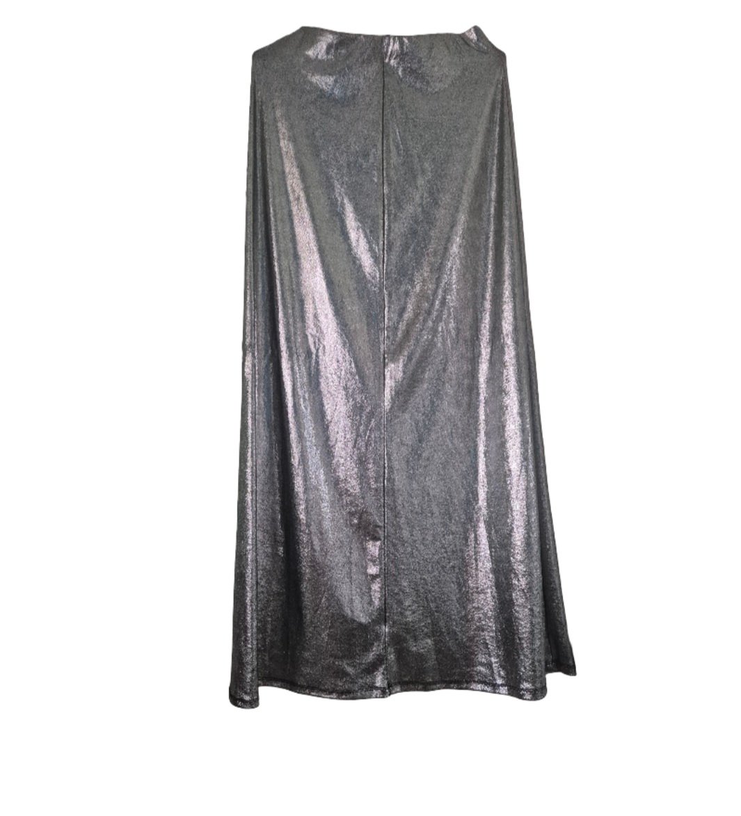 Falda Maxi Silver Metal. Talla S/M - Imagen 2