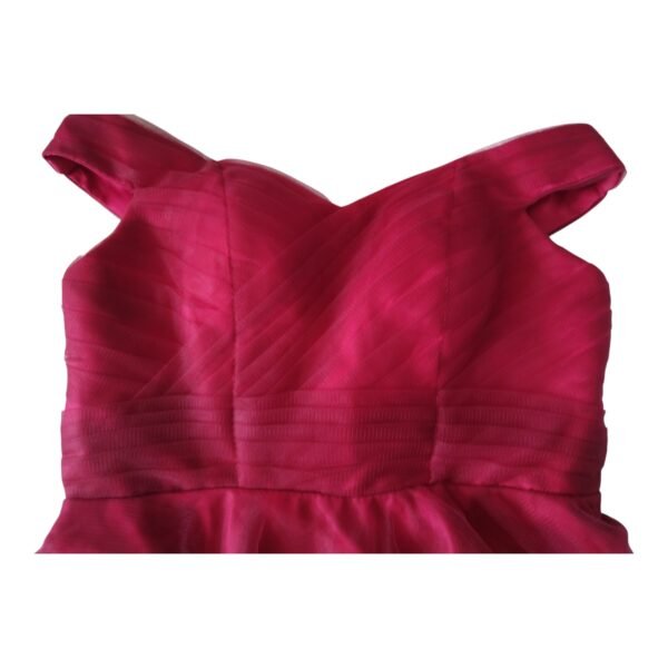 Vestido rojo de fiesta - Imagen 3