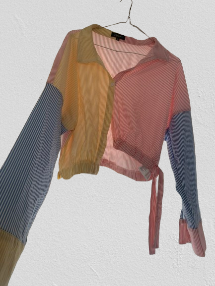 Camisa de tres colores