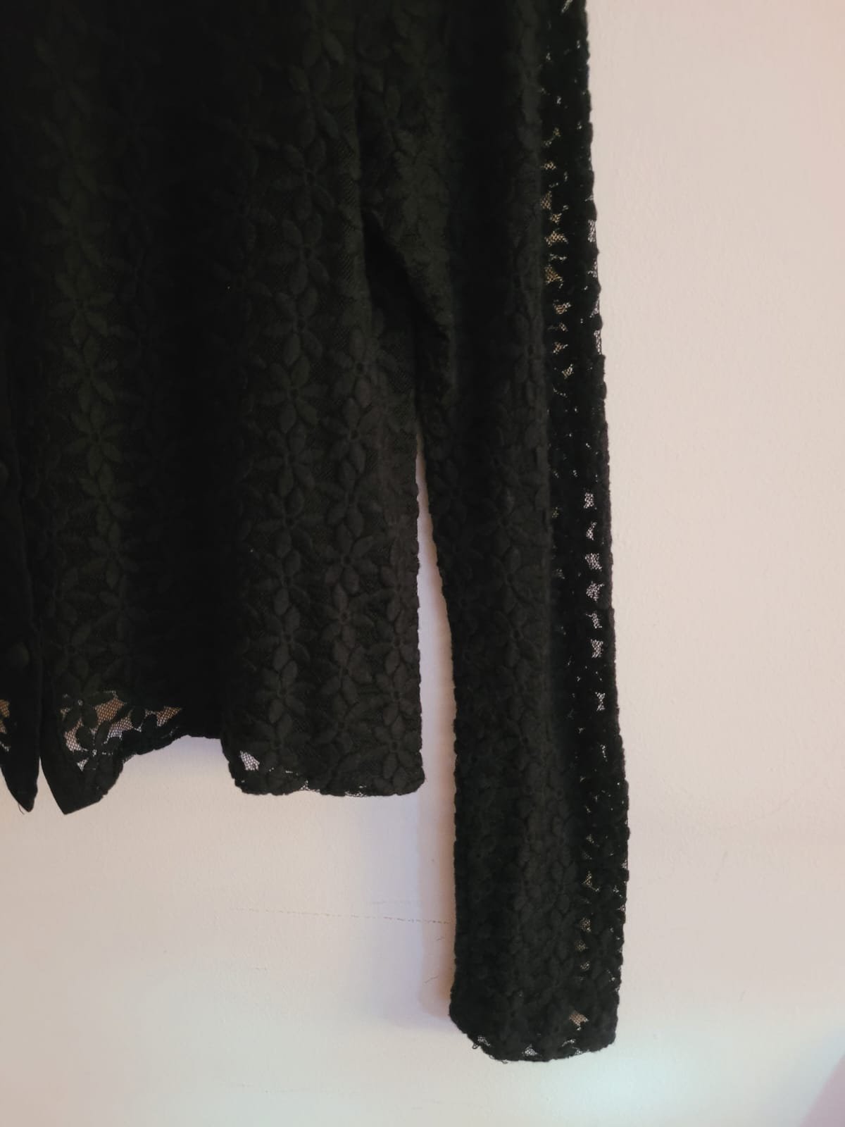 Suéter Abrigo Transparente con Estampado Floral Juvenil - Imagen 2