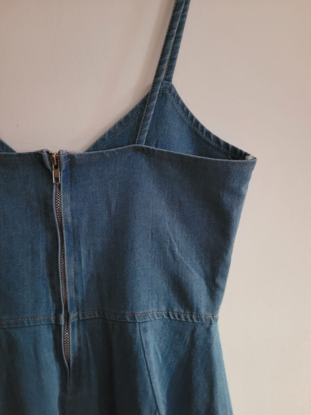 Vestido Overol de Mezclilla Jeans para Mujer - Imagen 4
