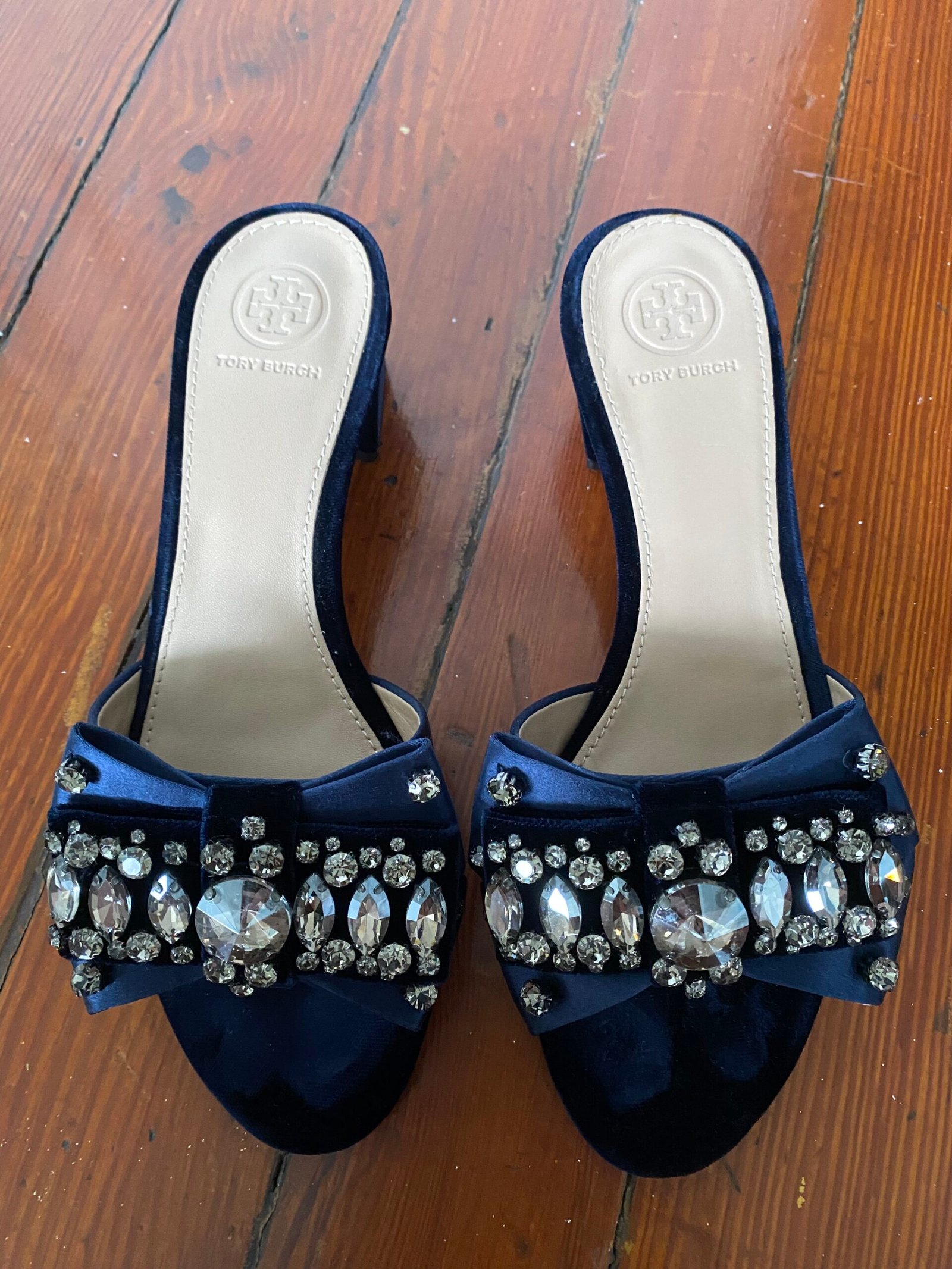 Tacones Azules Tory Burch