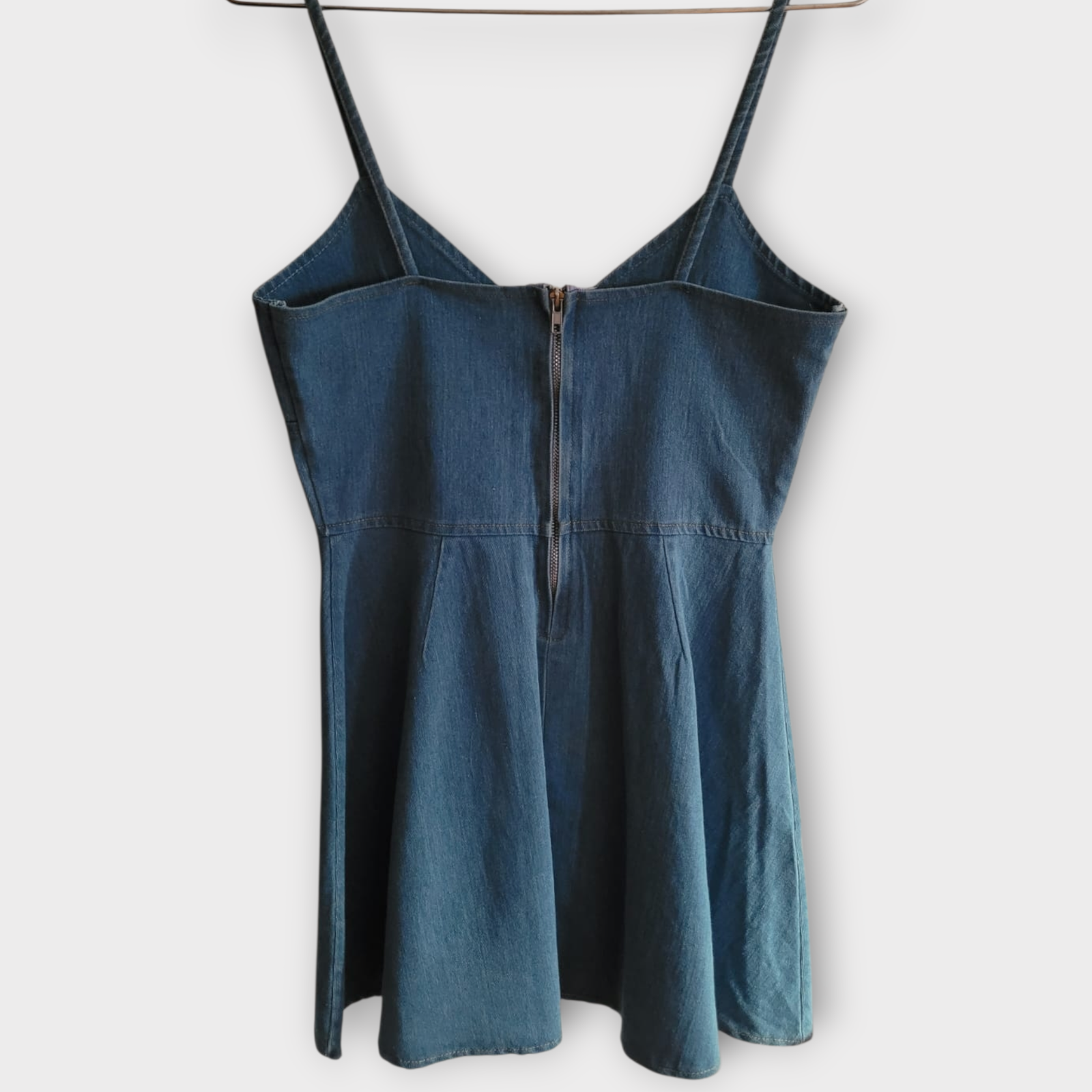 Vestido Overol de Mezclilla Jeans para Mujer - Imagen 3