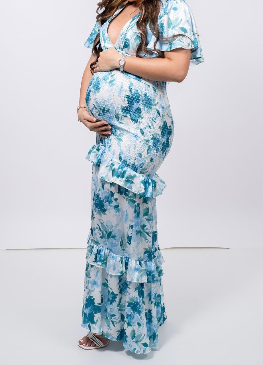 VESTIDO SEMI - FORMAL VERANIEGO