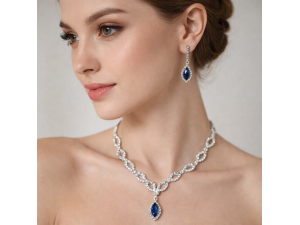 Set de collar y aretes