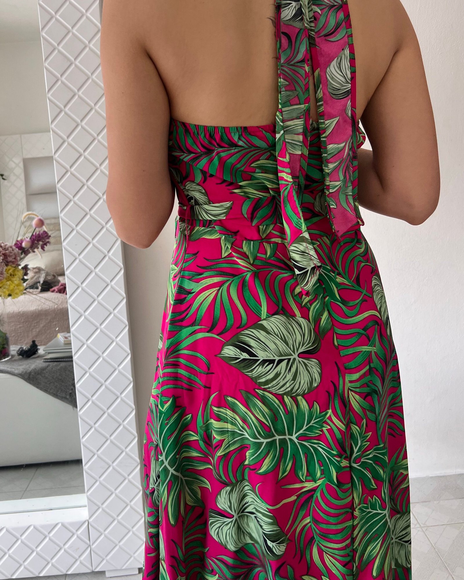 Vestido maxi tropical - Imagen 3
