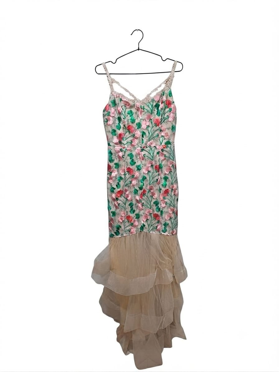 Vestido Maxi de Tul Bordado Nikibiki Midnight - Imagen 3