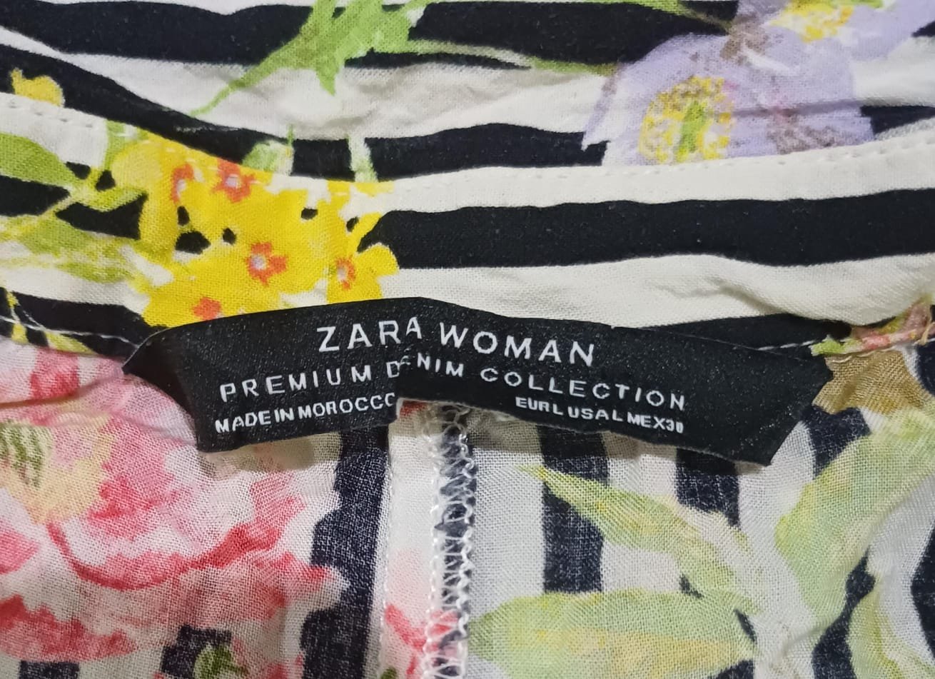 Vestido Camisero Floral Zara – Talla L - Imagen 5