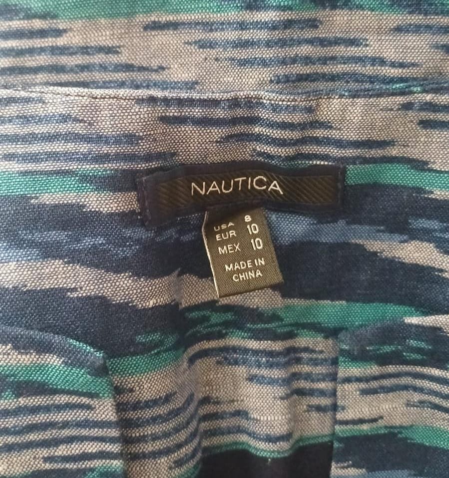 Vestido Playero Nautica – Talla 8 - Imagen 4