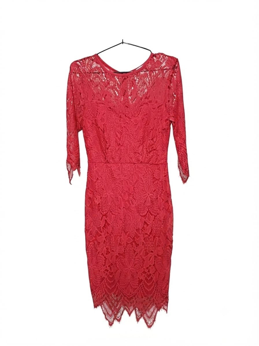 Vestido de encaje rojo Blue S – Talla M - Imagen 2
