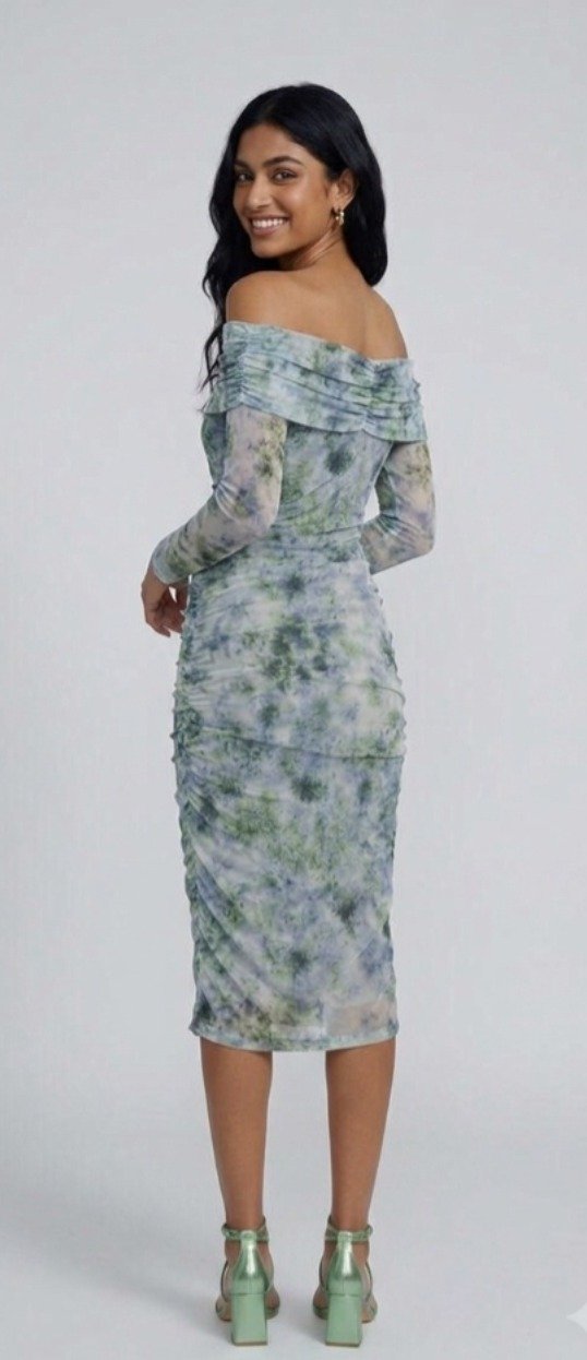Vestido Midi Stradivarius - Talla L - Imagen 2