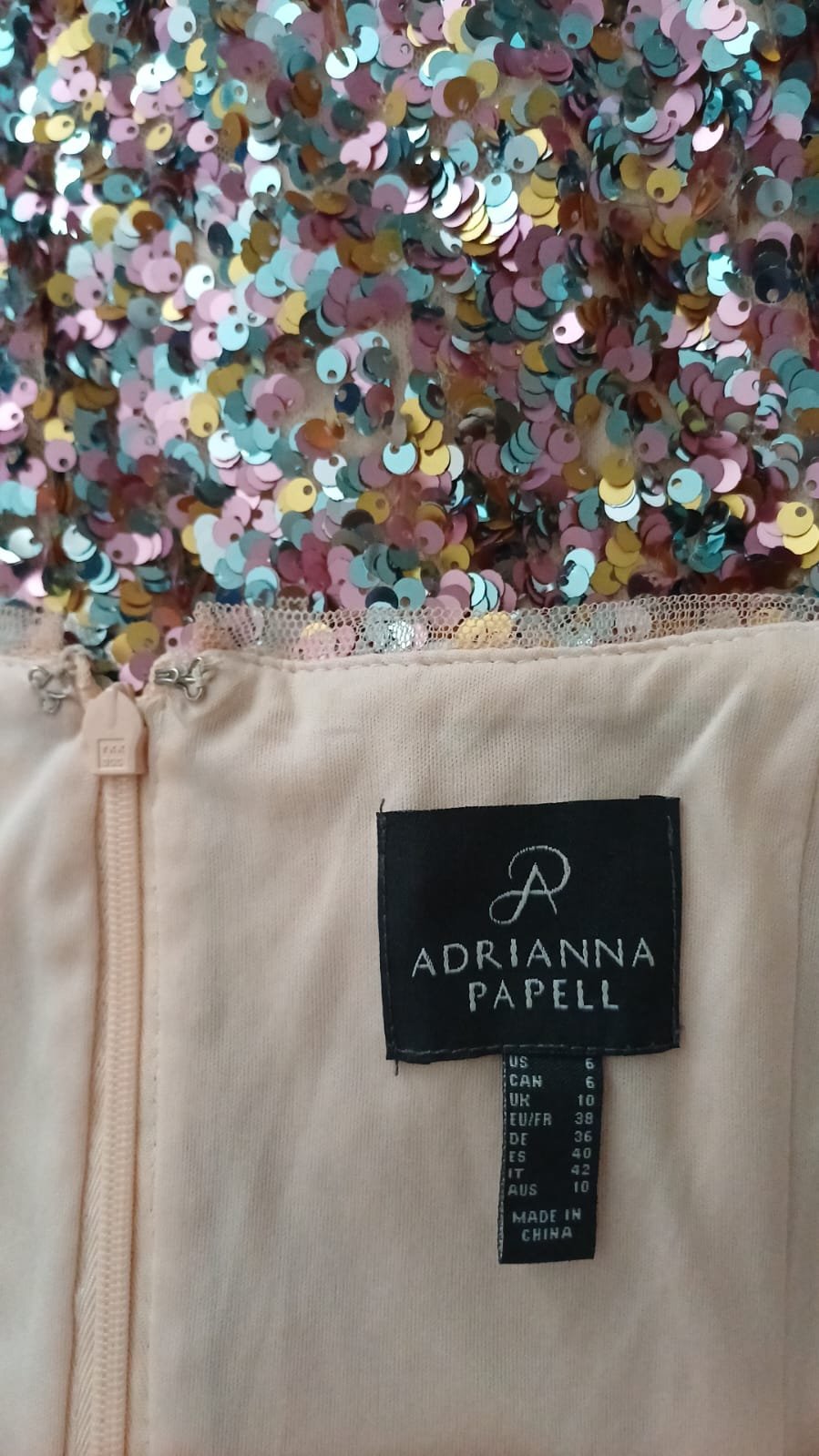 Vestido de Cóctel Adrianna Papell - Imagen 4