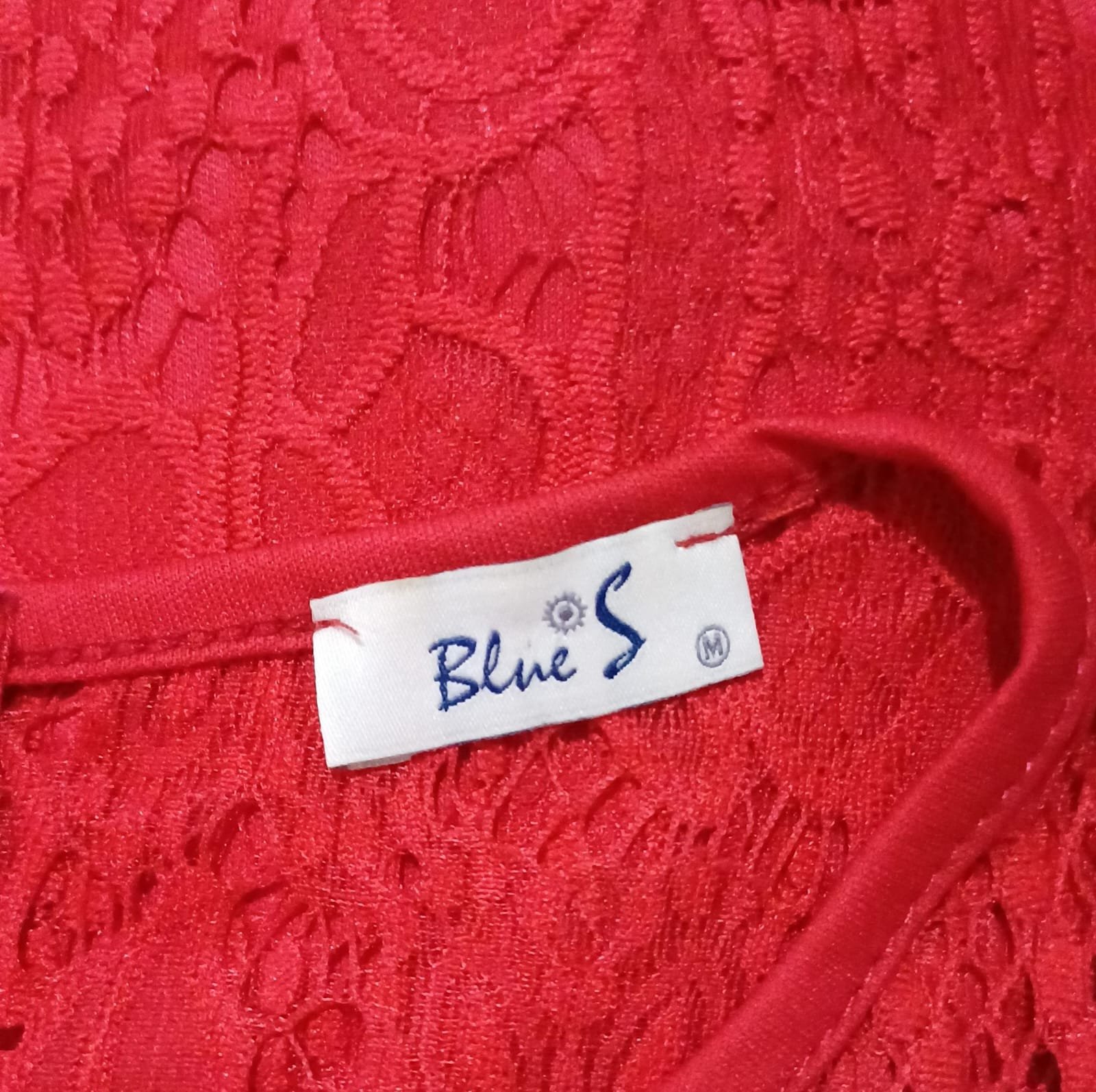 Vestido de encaje rojo Blue S – Talla M - Imagen 4