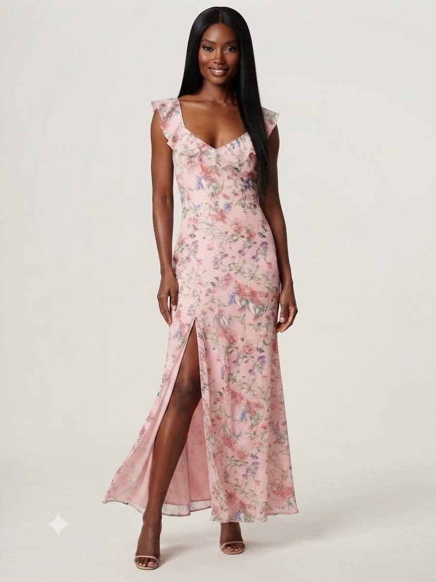 Vestido Maxi Floral Forever 21